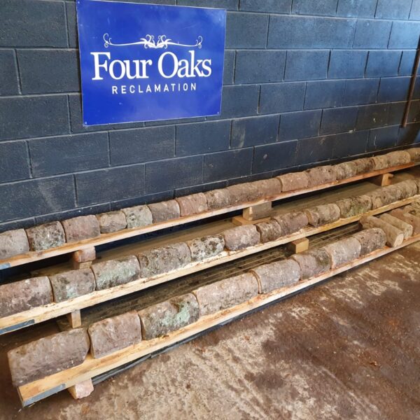 Handmade Sandstone 12 Metre Run of Half Round 5 Inch Copings