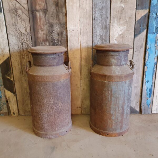 Reclaimed Milk Churns